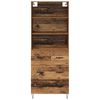 vidaXL Haut Armoire avec tiroir 2 pcs Bois ancien Bois d'ing&eacute;nierie
