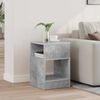 vidaXL Table d'appoint Gris b&eacute;ton 30,5 x 30 x 45 cm Bois d'ing&eacute;nierie