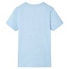 T-shirt pour enfants m&eacute;lange bleu p&acirc;le 128