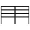 vidaXL Tête de lit Noir 166x4x100 cm Bois massif de pin