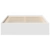 vidaXL Cadre de lit sans matelas blanc 150x200 cm