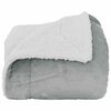 vidaXL Jet&eacute; Gris 130 x 150 cm Toison