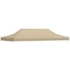 vidaXL Toit de tente de r&eacute;ception 6x3 m Beige 270 g/m&sup2;