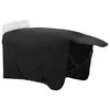 vidaXL Couverture &Eacute;quine Noir 125 cm Fleece polaire