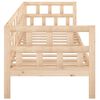 vidaXL Lit de jour sans matelas bois de pin massif 90x200 cm