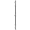 vidaXL T&ecirc;te de lit murale Noir 108x3x110 cm Bois massif de pin