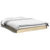 vidaXL Cadre de lit sans matelas ch&ecirc;ne sonoma 160x200 cm