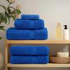 vidaXL Serviettes de douche FROGN 10 pcs bleu 70x140 cm 360 g/m&sup2;