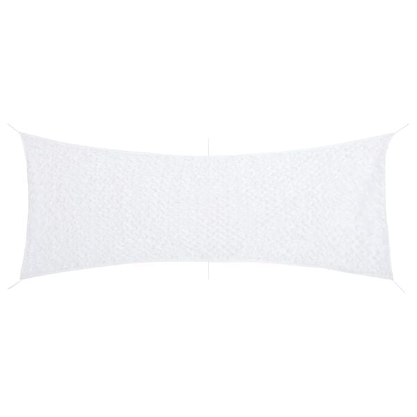 vidaXL Filet de camouflage avec sac de rangement 525x205 cm blanc