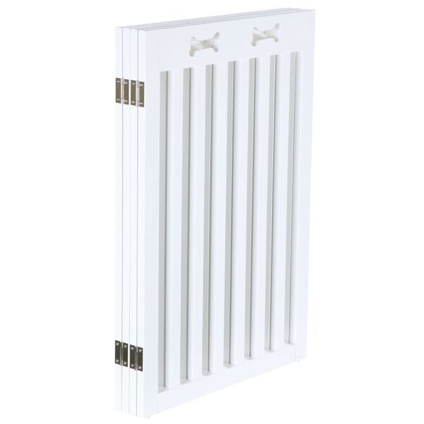 TRIXIE Barri&egrave;re pour chiens 4 parties MDF 60-160 cm Blanc