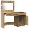 vidaXL Table de Toilette avec tiroir 2 pcs Marron 40 x 41 x 75 cm