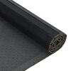 vidaXL Tapis rectangulaire noir 70x400 cm bambou