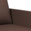 vidaXL Fauteuil Marron 60 cm Similicuir