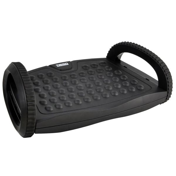 DESQ Repose-pied ABS Deux hauteurs r&eacute;glables Noir