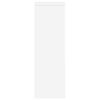 vidaXL Support pour plantes blanc 33x33x100 cm bois d'ing&eacute;nierie
