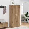 vidaXL Armoire &agrave; chaussures ch&ecirc;ne artisanal bois d'ing&eacute;nierie