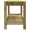 vidaXL Banc de jardin 82,5x35x45 cm bois de pin impr&eacute;gn&eacute;