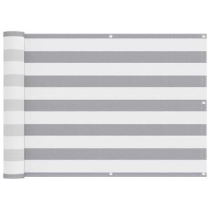 vidaXL &Eacute;cran de balcon 75 x 300 cm Oxford alu enduit de PU