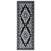 vidaXL Tapis BCF Noir 100x300 cm