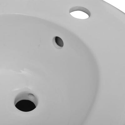 Cuvette WC suspendue et bidet suspendu en céramique Blanc