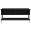 vidaXL Ensemble meuble TV Montage mural Ch&ecirc;ne noir 100 x 35 x 45 cm