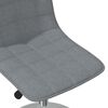 vidaXL Chaises pivotantes &agrave; manger lot de 4 gris clair tissu