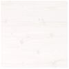 vidaXL Dessus de table blanc 40x40x2,5 cm bois de pin massif