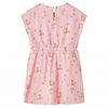 Robe pour enfants avec cordon orange clair 116