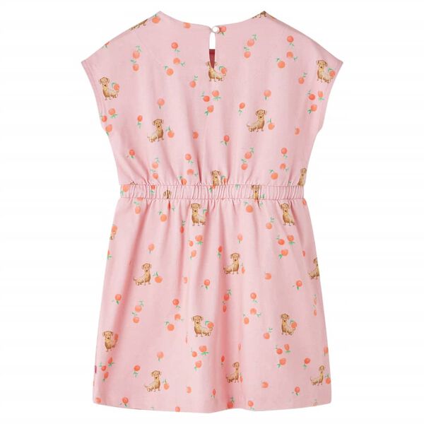 Robe pour enfants avec cordon orange clair 116