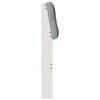 vidaXL T&ecirc;te de lit capitonn&eacute;e Gris clair 135 cm Pin massif