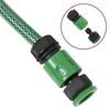 vidaXL Tuyau d'arrosage avec jeu de raccords vert 0,5" 50 m PVC