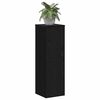 vidaXL Support de Plante 2 pcs Ch&ecirc;ne noir 25 x 25 x 80 cm
