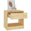 vidaXL Tables de chevet 2 pcs 40x31x40 cm bois de pin massif