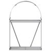 vidaXL Porte-b&ucirc;ches gris clair 80x45x120 cm acier galvanis&eacute;