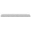 vidaXL &Eacute;tag&egrave;res murales flottantes 4 pcs gris b&eacute;ton 120x23,5x3,8cm MDF