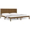 vidaXL Cadre de lit sans matelas marron miel 180x200cm bois massif pin