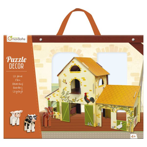 Avenue Mandarine Puzzle sc&egrave;ne 3D Farm
