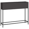 vidaXL Bac de jardin sur&eacute;lev&eacute; Noir 100 x 26 x 82 cm Acier