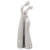 vidaXL Sculpture Argent 10 x 16 x 49 cm Aluminium