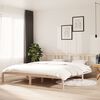 vidaXL Cadre de lit sans matelas bois massif 180x200 cm