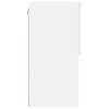 vidaXL Meuble TV avec lumi&egrave;res LED blanc 40,5x30x60 cm