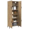 vidaXL Haut Armoire Montage mural ch&ecirc;ne artisanal 69,5 x 34 x 180 cm