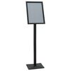 vidaXL Stand de Poster sur Pied a3 Fonte Noir