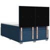 vidaXL Sommier &agrave; lattes de lit avec matelas Bleu 140x190 cm Tissu