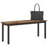 vidaXL banc Bois ancien 110 x 35 x 45 cm Bois d'ing&eacute;nierie