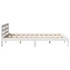 vidaXL Cadre de lit sans matelas blanc 150x200 cm bois de pin massif