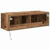 vidaXL Meuble TV mural 2 pcs Bois Ancien 100 x 35 x 31 cm