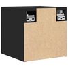 vidaXL Meubles TV muraux 4 pcs Noir 30,5x30x30 cm