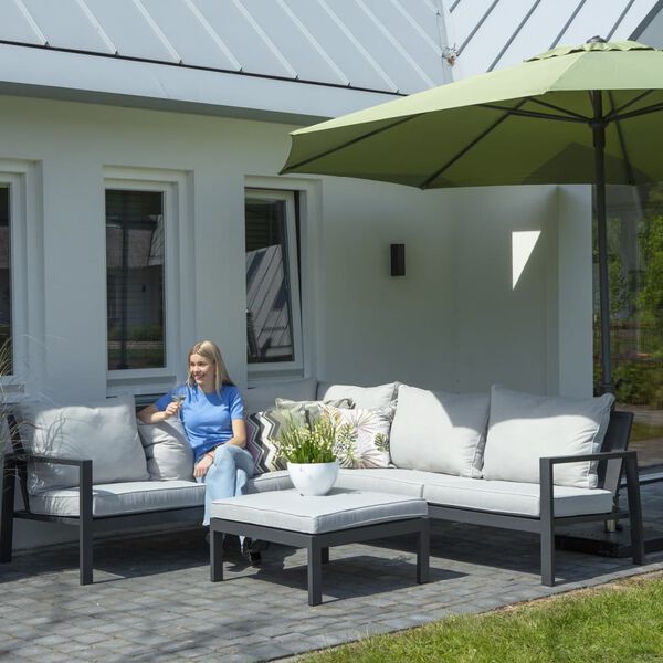 Madison Housse de meubles d'ext&eacute;rieur 270 x 210 x 90 cm Droit Gris