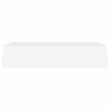 vidaXL Cadre de lit avec matelas avec matelas 2 pcs Blanc PVC